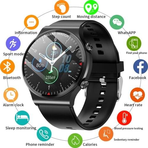 2021 Fashion Smart Watch Ladies Heart Rate Blood Pressure Multifunctional Sport Watch Men Woman Waterproof Smartwatch Women