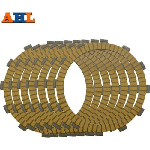 Motorcycle Clutch Friction Plates Set For Kawasaki KL650 KLR650 1987-1995 2012-2013 Clutch Lining 7PCS #CP-0009