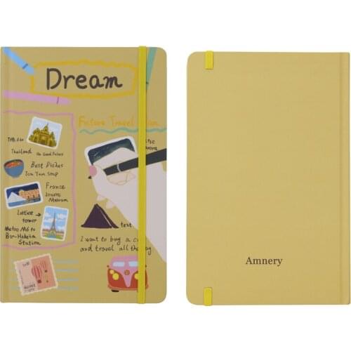 AMNERY A5 Travel dreamer journaling sketching notebook /stationery notepad/ office supplies/school notebook/gift for her