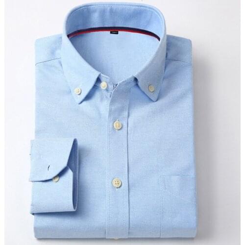 Free Shipping 2018 New Design Super High Quality Men Shirts Business Casual Shirts Luxury Brand Oxford Men Dress Shirts