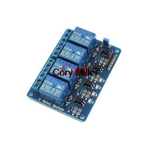 DC5V 4 Channel Relay Module PCB Circuit Control Board w Opto-Isolator