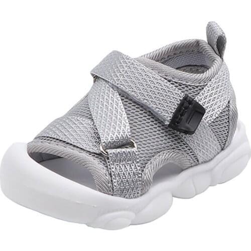 Childrens Sandals 2021 Summer New Boys and Girls Beach Sandals Soft-soled Childrens Baby Toddler Sandals Casual Mesh Sandals