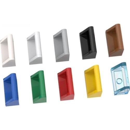 10PCS Assembles Particles 2432 1x2 Bricks Building Blocks DIY Education Assembly Parts Toys For Children Gifts