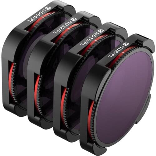 Freewell Bright Day - 4K Series - 4Pack Filters Compatible with Hero9 Black