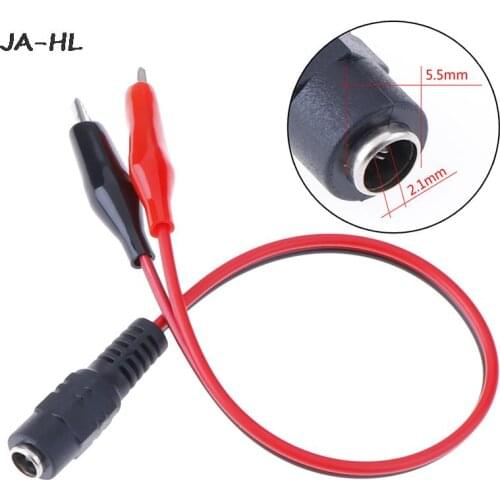 Hot Sale 1Pc 25cm Alligator Clip 12V Power Cable Crocodile Wire DC Voltage Connector To Male High Quality