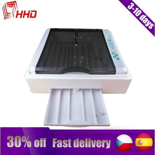 Good Quality 36-120 Egg incubator Fully Automatic HHD Egg Brooder LED Light Hatchery machine Quail Goose Chicken Hatch incubator