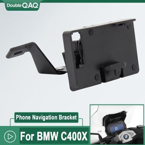 Motorcycle GPS Smart Phone Navigation Mount Mounting Bracket Adapter Holder Brand For BMW C400X 2019 2020 c 400x