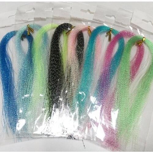 2017hot fly tying material thread 8kinds color lure line 8bags/lot length is 30cm high quality