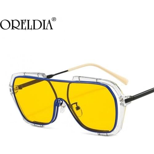Fashion New One-piece Sunglasses Women Men 2021 Colorful Sun Glasses Shades Eyewear Lady Luxury Brand Designer Eyeglasses UV400