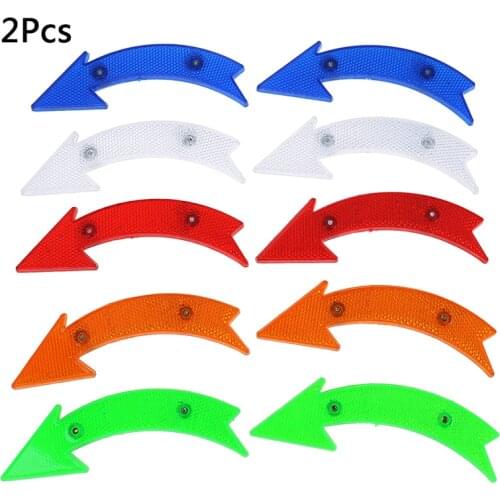 MTB Road Bike Bicycle Reflector Cycling Arrow Shape Safe Warning Accessories New
