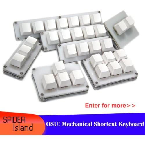 New Programmable Mechanical Keyboard 2/3/4/5/6key Macro Keyboard Custom Keys OSU! Shortcut Keys USB Programming Macropad Keypad