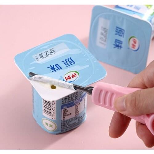 Bottle Opener Beverage Cap Portable Can Opener Bottle Opener Beverage Cap Screwing Bottled Beverage Cap Opener Yogurt Jelly Film