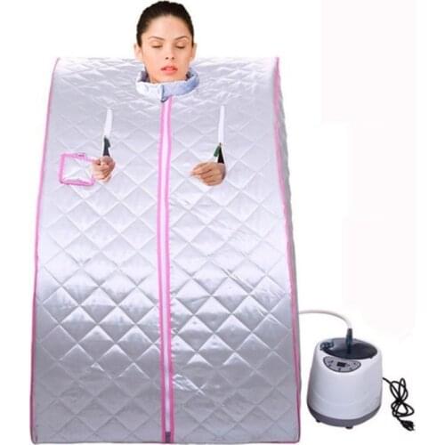 Sauna Steam Home Sauna Spa STEAM BATH Cabin Slimming Household Sauna Box Ease Insomnia Weight Loss Steamer Pot Sauna Generator