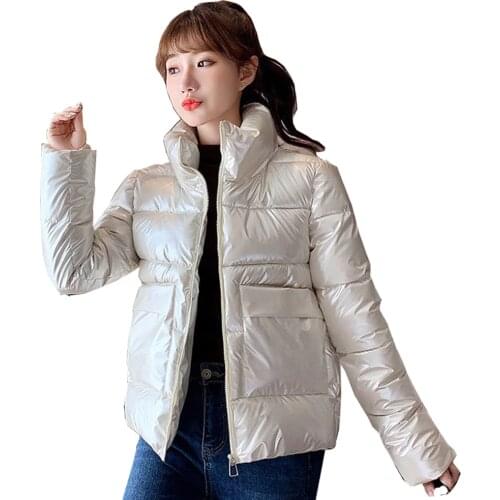 2021 down jacket female easing students new bread suit coat in winter overcoat down Jacket Women