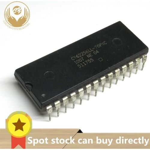 Spot CY62256LL-70PC CY62256NLL-70PXC CY62256LL CY62256 256K (32K x 8) Static RAM DIP28 1PCS