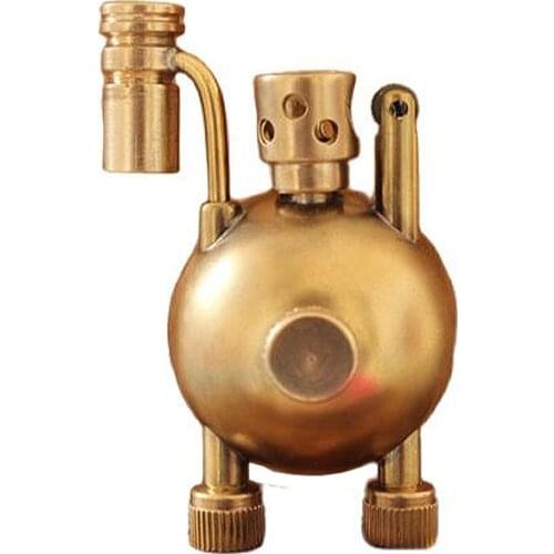 Handmade Vintage brass locomotive kerosene lighter Cigarette
