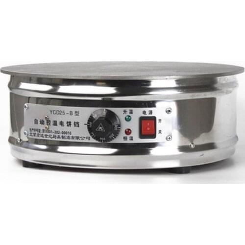 Omelet Frying Pan Flat Rolls Griddle Electric Crepe Baking Pan Cake Machine Commercial Cereal Pancake Maker Stove 2000W