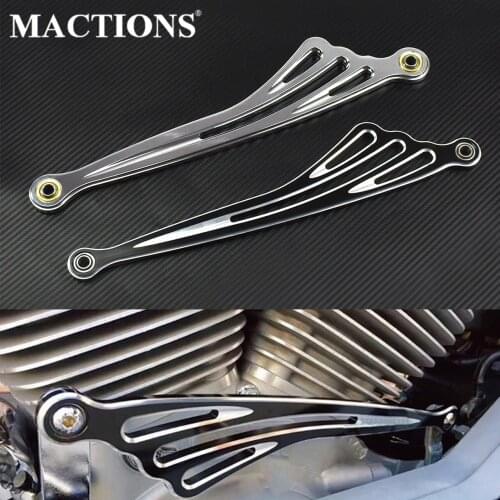 Motorcycle CNC Gear Wing Shift Linkage Lever Shifter Link 31CM Aluminum For Harley Touring Road Street Glide 1986-2017 Softail