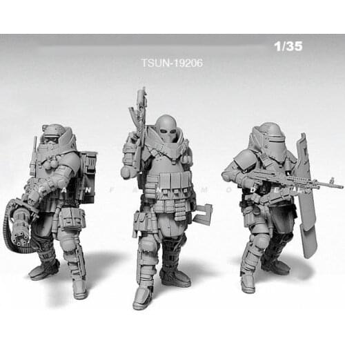 1 / 35 Resin Soldier (white model) tsun-19206 of Russian modern anti terrorist force