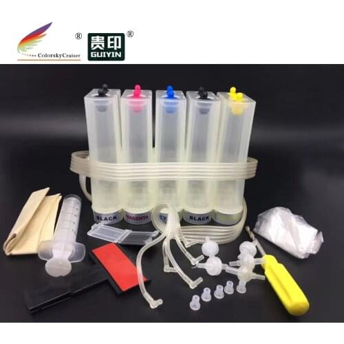 Universal 5 color CISS continuous ink system kit with accessaries cheapest shipment cost