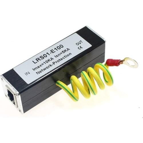 Network RJ45 Surge Protector Protection device Lightning Arrester SPD for 100M Ethernet Network