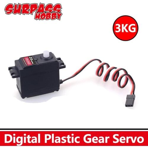 SURPASS HOBBY Waterproof 3KG Plastic Gear Servo for 1/10 RC Car Boat Model Redcat LRP Traxxas Crawler SCX10 TRX4 D90 RC Car Part