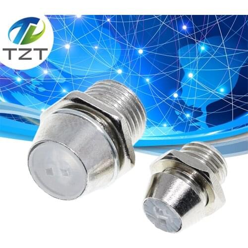 10Pcs/lot Copper Metal 3MM 5MM Light Emitting Diode LED Holder Mount Panel Display Wholesale