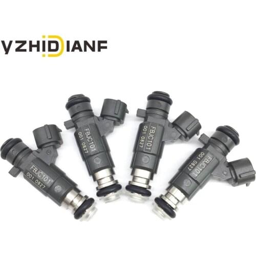 4pcs FBJC101 16600-AE060 new Fuel Injector nozzle For X-TRAIL T30 QR25DE 2.5L I4 MURANO Z50 VQ35DE 3.5L V6 16600AE060