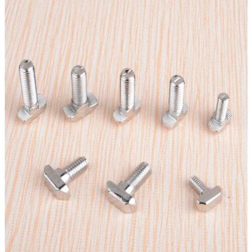 4040 Aluminum extrusion profiles T bolt Aluminum accessories Screw M8*30 Nut X20pair
