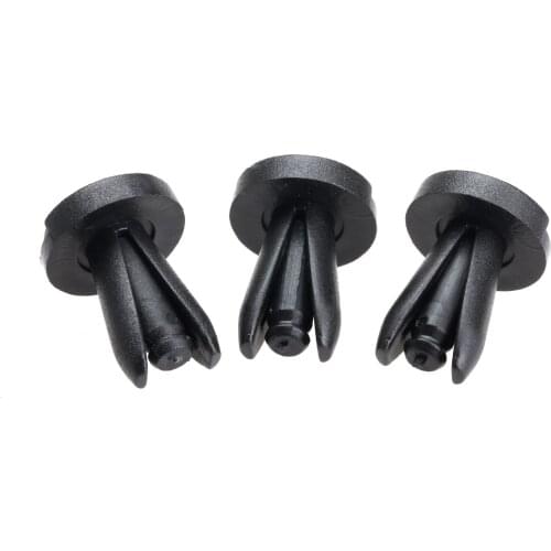 50Pcs Auto Fastener Clips 8mm Hole For Toyota Plastic Rivets Push Retainers Automobile Door Bumper Fender Cover Trim Clip