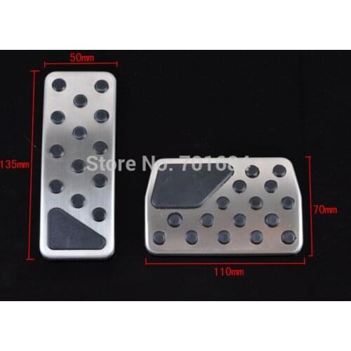 Aluminum Sport Fuel Gas Brake Pedals For JEEP GRAND CHEROKEE 2011 2012 2013 2014 2015 [QPA154]