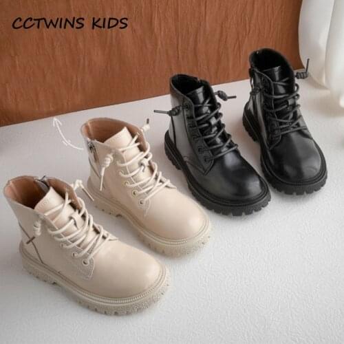 Kids Shoes 2021 Autumn For Girls Fashion Genuine Leather Ankle Short Chelsea Boots Children Brand Soft Thick Sole Platform Black