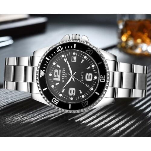 GOOSUU Men's Watch With Leather Strap