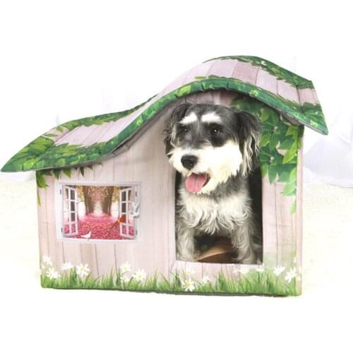 Pet cotton kennel dog house dog house indoor dog house warm nest dog mat autumn and winter pet kennel