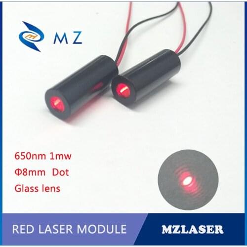 Red dot laser module 650nm 1mw Class II laser module APC Drive Control Industrial Grade Laser Module