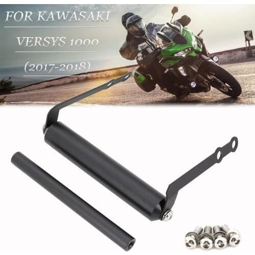 Motorcycle 12mm/22mm mobile phone GPS navigation bracket Mounting bracket for Kawasaki Versys 1000 VERSYS1000 2017-2018