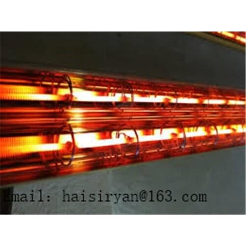 Customized 3000w short wave infrared heating elements tubular halogen heater IR quartz lamp