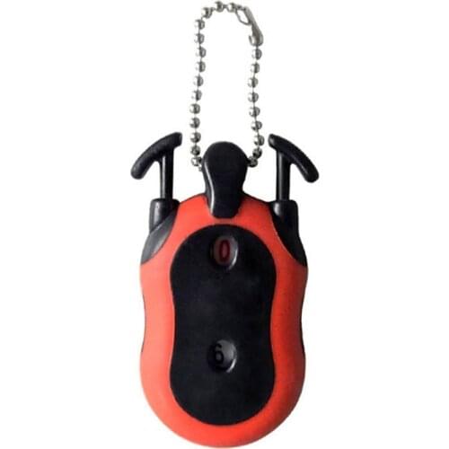 New 1 Pcs Mini Golf Stroke Shot Putt Score Counter Tally Keeper with Key Chain Golf Score Indicator Scoring Device