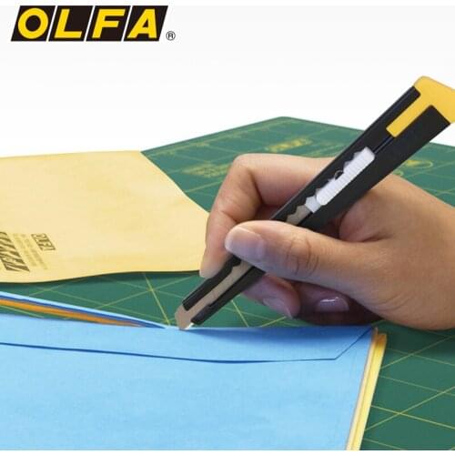 OLFA imported from Japan metal grip utility knife 9mm art handmade 2B black shell 180black