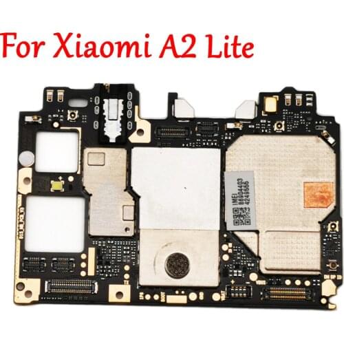 Tested Full Work Original Unlock Motherboard For Xiaomi A2 Lite Mi A2 Lite MiA2 Lite Logic Circuit Board Plate Global Firmware