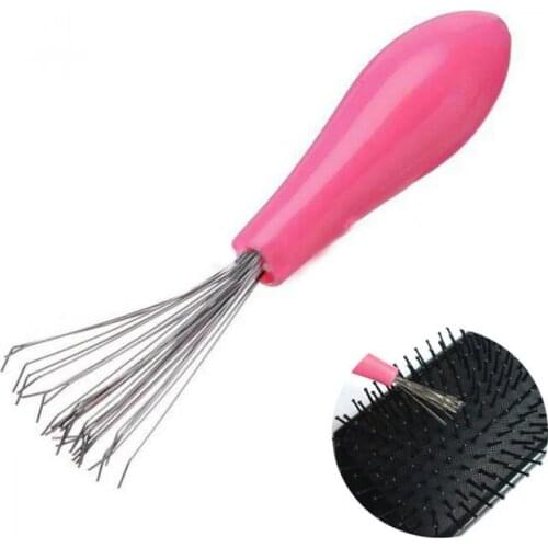 120Pcs/Lot Straight Massage Comb Clean Paw Curly Comb Shoe Brush Hair Hook Curling Brush Comb Cleaner Styling Tools HA2120