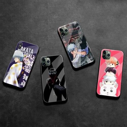 Gintama The Movie Phone Case Tempered Glass For iPhone 12 pro max mini 11 Pro XR XS MAX 8 X 7 6S 6 Plus SE 2020 case