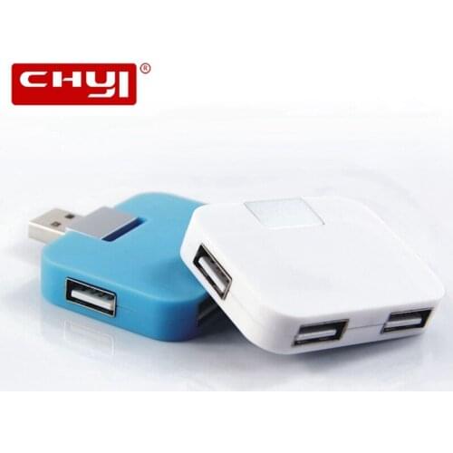 USB 2.0 HUB Adapter Extender Mini Multi 4 Ports Splitter PC Computer Macbook Accessories High Speed Powered Hab For Macbook Air