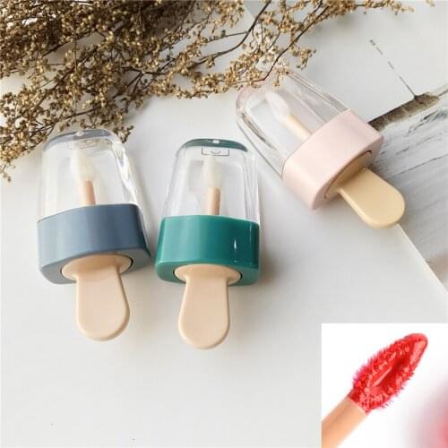 1Pc Empty Lip Gloss Tube Cosmetic Ice Cream Transparent Lip Balm Refillable Bottle Containers Cream Jars DIY Make Up Tool