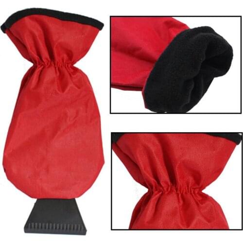 Car Snow Scraper Removal Glove Cloth Cleaning Snow Shovel Ice Scraper Tool For Auto Window Outdoor Car-stying Winter Gloves