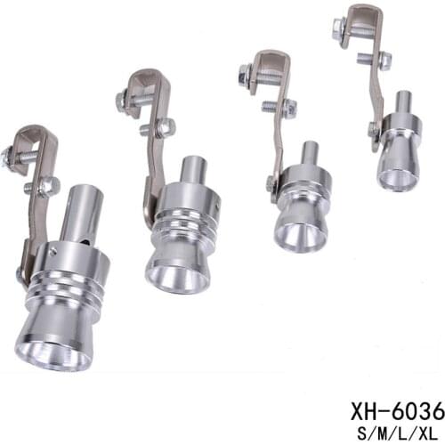 Automobile exhaust pipe turbine modified turbine imitator sound whistle tail throat sounder