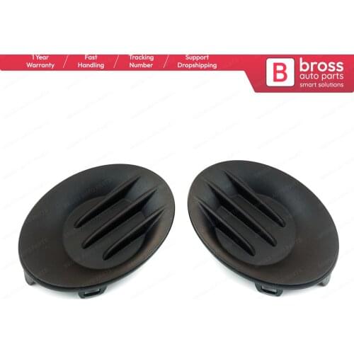 BSP1001 Front Bumper Foglight Fog Lamp Cover Grille Plug Left Right Set 263362039R, 263310354R for Renault Megane 3 Fluence