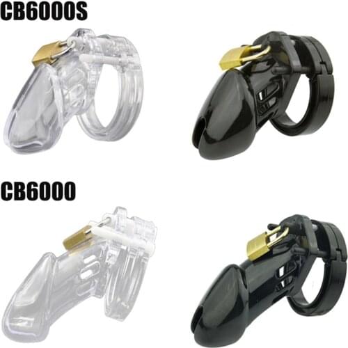 CB6000S/CB6000 Rooster Cage Male Chastity Device Cock Cage with 5 Size Ring Male Chastity Belt Penis Lock Adult Sex Toys For Men