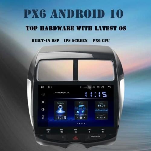 Dasaita 10.2" Android 10.0 Car Radio for Mitsubishi ASX Peugeot 4008 Citroen C4 Air Cross GPS Navi DSP TDA7850 4GB+64GB IPS