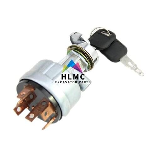 E320B Excavator 6 Lines Ignition Keys Switch 7Y-3918 7Y3918